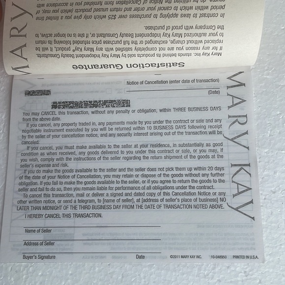 Mary Kay cosmetics sales tickets Consultants bundle 100 - Picture 7 of 7